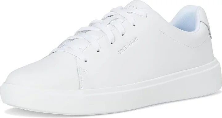 Cole Haan Grand Crosscourt Traveler Sneakers Women's Shoes White/Blue/White : 6 B - Medium, Leather - Image 5