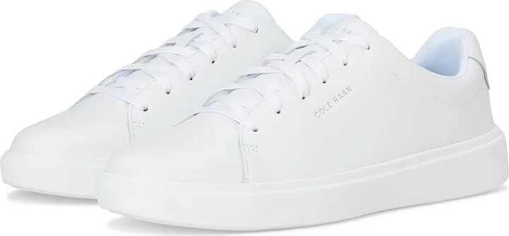Cole Haan Grand Crosscourt Traveler Sneakers Women's Shoes White/Blue/White : 6 B - Medium, Leather