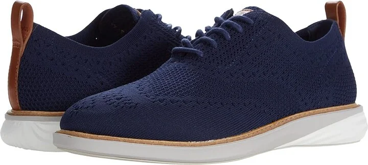 Cole Haan Grand Evolution Stitchlite Oxford Men's Shoes Blue : 7 D - Medium