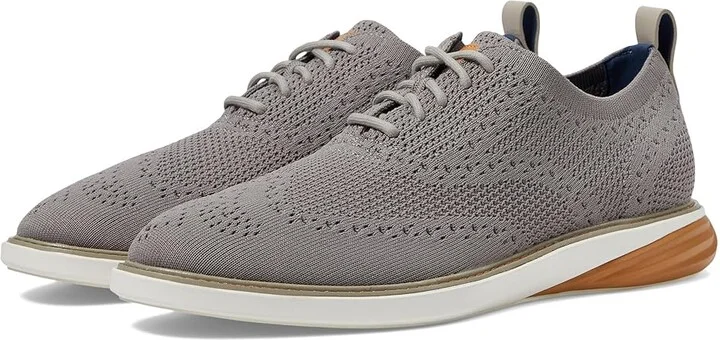Cole Haan Grand Evolution Stitchlite Oxford Men's Shoes Cloudburst/Ivory/Natural Tan : 10.5 D - Medium, Synthetic