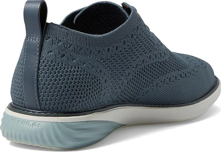 Cole Haan Grand Evolution Stitchlite Oxford Men's Shoes Stormy Weather/Ivory/Cloud Blue : 9.5 D - Medium, Synthetic - Image 4