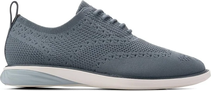Cole Haan Grand Evolution Stitchlite Oxford Men's Shoes Stormy Weather/Ivory/Cloud Blue : 9.5 D - Medium, Synthetic - Image 7