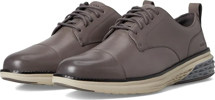 Cole Haan Grand Hurrion Cap Toe Oxford Men's Lace-up Boots Stormcloud/Ancient Scroll : 8.5 D - Medium, Leather