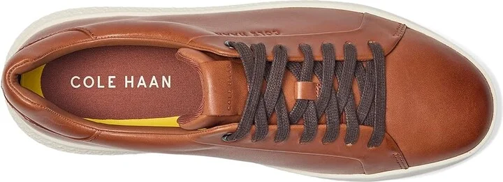 Cole Haan Grand Hurrion Cup Ltt Sneakers Men's Shoes Brit Tan/Dark Chocolate/Natural : 11 D - Medium, Leather - Image 2