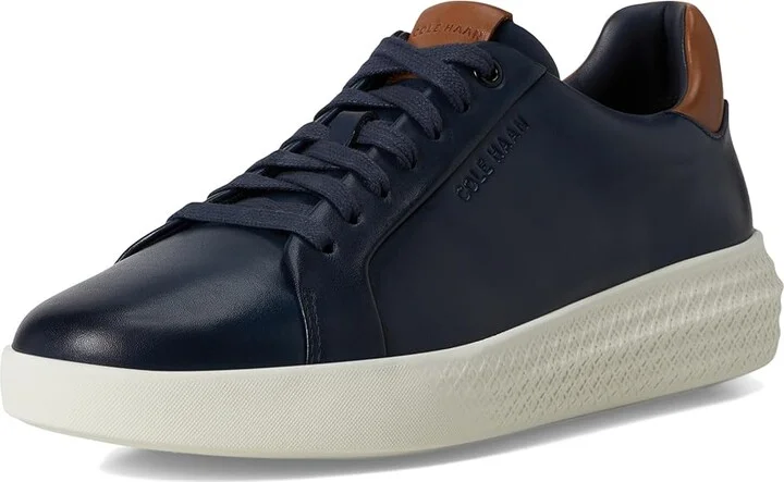 Cole Haan Grand Hurrion Cup Ltt Sneakers Men's Shoes Navy Blazer/British Tan/Ivory : 12 D - Medium, Leather - Image 5