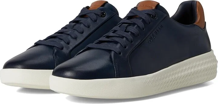Cole Haan Grand Hurrion Cup Ltt Sneakers Men's Shoes Navy Blazer/British Tan/Ivory : 12 D - Medium, Leather