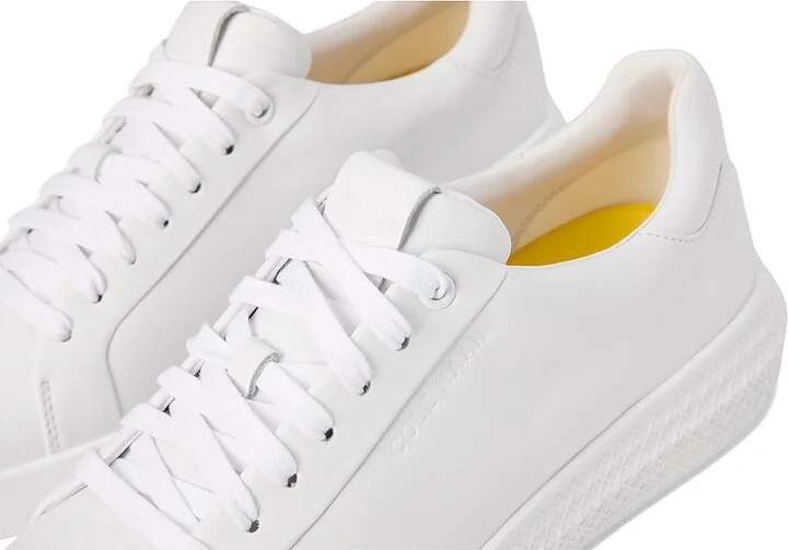 Cole Haan Grand Hurrion Cup Ltt Sneakers Men's Shoes Optic White/Optic White : 8 D - Medium, Leather - Image 7