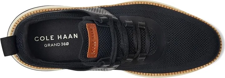 Cole Haan Grand Hurrion Sneakers Men's Lace-up Boots Black/British Tan/Ivory : 9.5 D - Medium - Image 2