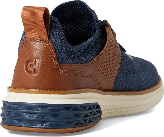 Cole Haan Grand Hurrion Sneakers Men's Lace-up Boots Navy/British Tan/Ivory : 7.5 D - Medium - Image 4