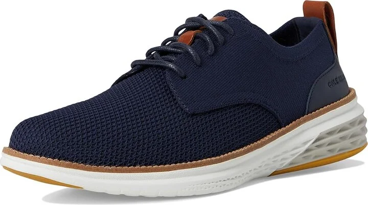 Cole Haan Grand Hurrion Stitchlite Plain Toe Oxfords Men's Lace-up Boots Navy Blazer/Silver Birch/Ivory : 11 D - Medium, Leather - Image 5