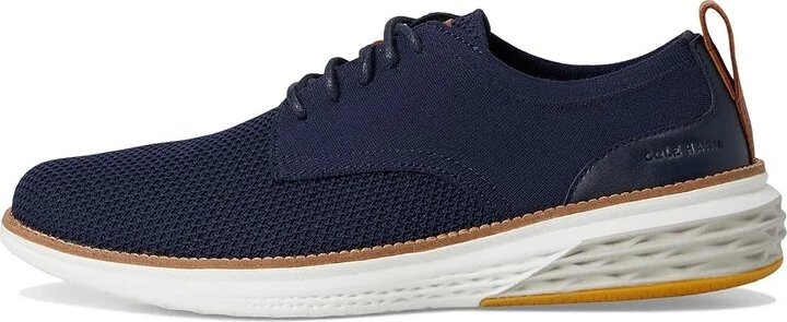 Cole Haan Grand Hurrion Stitchlite Plain Toe Oxfords Men's Lace-up Boots Navy Blazer/Silver Birch/Ivory : 11 D - Medium, Leather - Image 6