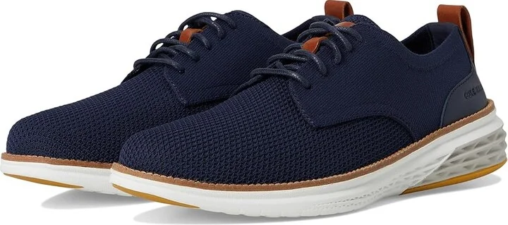 Cole Haan Grand Hurrion Stitchlite Plain Toe Oxfords Men's Lace-up Boots Navy Blazer/Silver Birch/Ivory : 11 D - Medium, Leather