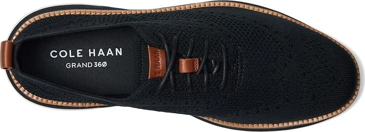 Cole Haan Grand Hurrion Stitchlite Wing Tip Oxford Men's Lace-up Boots Black/British Tan/Black : 13 D - Medium, Synthetic - Image 2