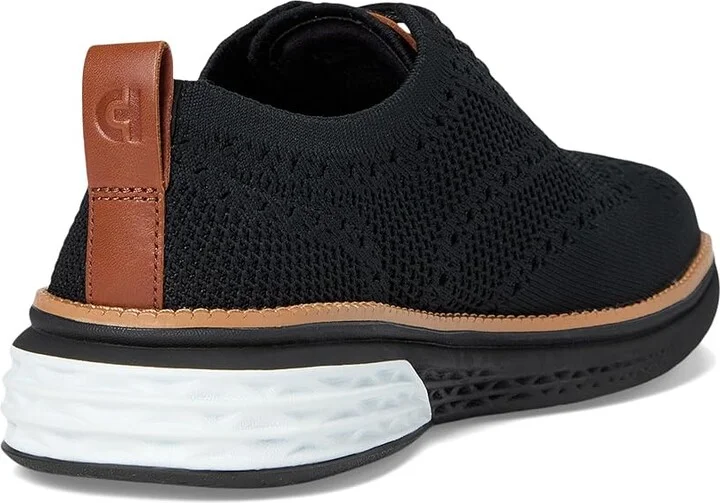 Cole Haan Grand Hurrion Stitchlite Wing Tip Oxford Men's Lace-up Boots Black/British Tan/Black : 13 D - Medium, Synthetic - Image 4