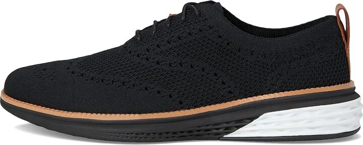 Cole Haan Grand Hurrion Stitchlite Wing Tip Oxford Men's Lace-up Boots Black/British Tan/Black : 13 D - Medium, Synthetic - Image 6