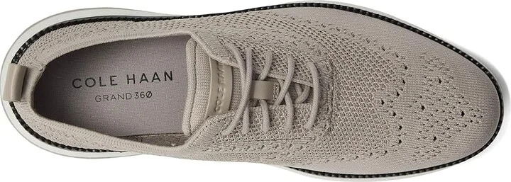 Cole Haan Grand Hurrion Stitchlite Wing Tip Oxford Men's Lace-up Boots Dove/Paloma/Optic White : 7 D - Medium, Synthetic - Image 2