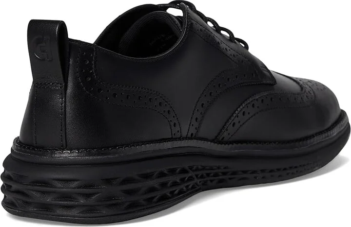 Cole Haan Grand Hurrion Wing Tip Oxford Men's Lace-up Boots Black/Black : 7 D - Medium, Leather - Image 4