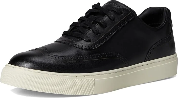 Cole Haan Grand Kittery Wing Tip Sneakers Men's Lace-up Boots Black/Ivory : 11.5 D - Medium, Leather/Rubber - Image 5