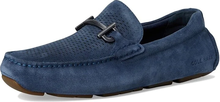 Cole Haan Grand Laser Bit Driver Men's Lace-up Boots Big Dipper Suede/Gum : 8 D - Medium, Leather - Image 5