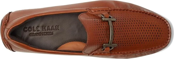 Cole Haan Grand Laser Bit Driver Men's Lace-up Boots British Tan/Java : 9 W - Wide, Leather - Image 2