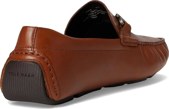 Cole Haan Grand Laser Bit Driver Men's Lace-up Boots British Tan/Java : 9 W - Wide, Leather - Image 4