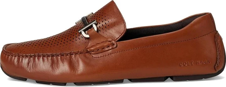 Cole Haan Grand Laser Bit Driver Men's Lace-up Boots British Tan/Java : 9 W - Wide, Leather - Image 6