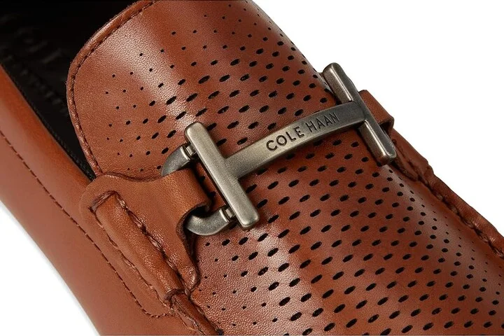 Cole Haan Grand Laser Bit Driver Men's Lace-up Boots British Tan/Java : 9 W - Wide, Leather - Image 7