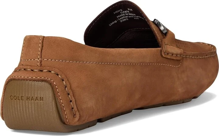 Cole Haan Grand Laser Bit Drivers Men's Lace-up Boots Golden Toffee Nubuck/Gum : 8.5 D - Medium - Image 4