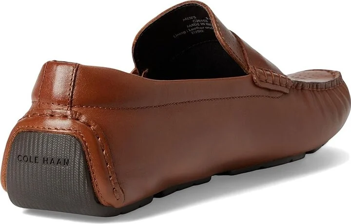 Cole Haan Grand Laser Penny Driver Men's Shoes British Tan/Java : 10 D - Medium, Leather - Image 4
