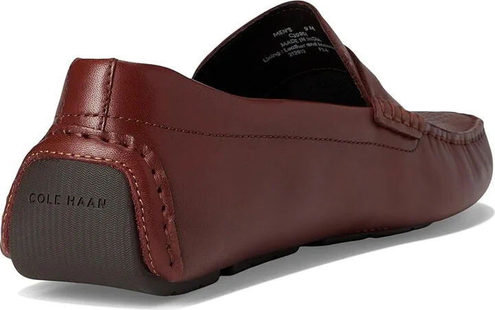 Cole Haan Grand Laser Penny Driver Men's Shoes Cherry Mahogany : 13 D - Medium, Leather - Image 4