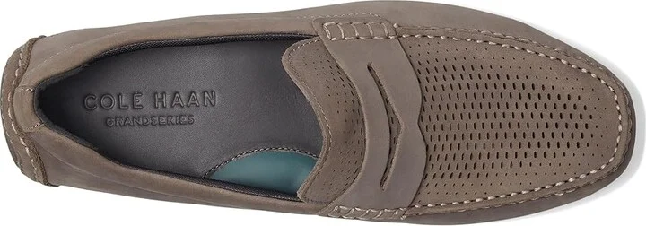 Cole Haan Grand Laser Penny Driver Men's Shoes December Sky/Black/Pavement : 9 D - Medium, Leather - Image 2