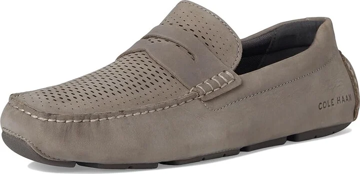 Cole Haan Grand Laser Penny Driver Men's Shoes December Sky/Black/Pavement : 9 D - Medium, Leather - Image 5