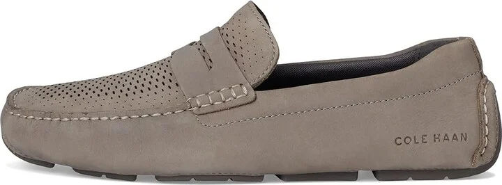 Cole Haan Grand Laser Penny Driver Men's Shoes December Sky/Black/Pavement : 9 D - Medium, Leather - Image 6