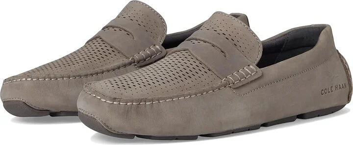 Cole Haan Grand Laser Penny Driver Men's Shoes December Sky/Black/Pavement : 9 D - Medium, Leather
