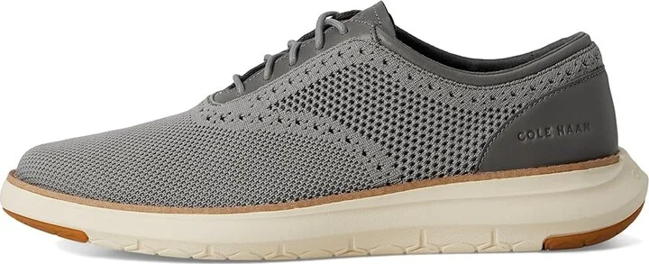 Cole Haan Grand Remix Knit Oxford Men's Lace-up Boots Sea Stone/Lava Smoke/Ivory : 7 D - Medium, Leather - Image 6