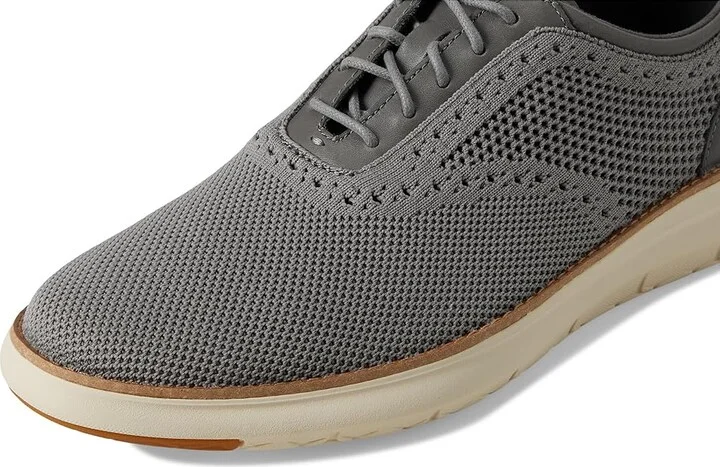 Cole Haan Grand Remix Knit Oxford Men's Lace-up Boots Sea Stone/Lava Smoke/Ivory : 7 D - Medium, Leather - Image 7
