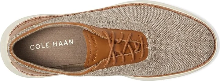 Cole Haan Grand Remix Knit Oxfords Men's Lace-up Boots Silver Lining/Acorn/Ivory : 7 D - Medium, Leather - Image 2