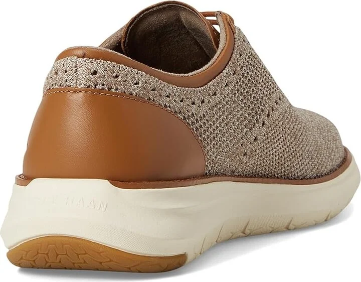Cole Haan Grand Remix Knit Oxfords Men's Lace-up Boots Silver Lining/Acorn/Ivory : 7 D - Medium, Leather - Image 4