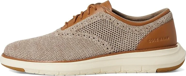 Cole Haan Grand Remix Knit Oxfords Men's Lace-up Boots Silver Lining/Acorn/Ivory : 7 D - Medium, Leather - Image 6