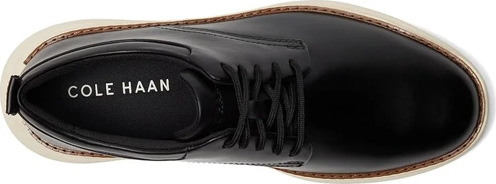 Cole Haan Grand Remix Oxford Men's Lace Up Wing Tip Shoes Black Smooth : 7.5 D - Medium, Leather - Image 2