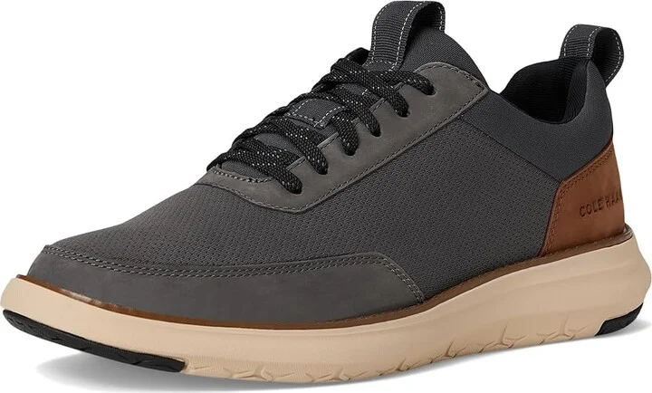 Cole Haan Grand Remix Sneakers Men's Lace-up Boots Magnet/British Tan : 7 D - Medium, Leather - Image 5