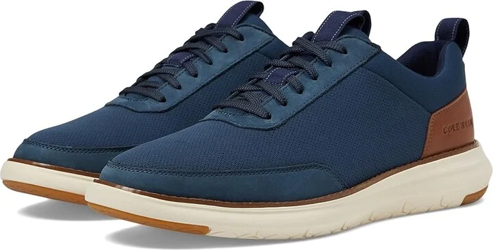 Cole Haan Grand Remix Sneakers Men's Lace-up Boots Navy : 13 D - Medium, Leather