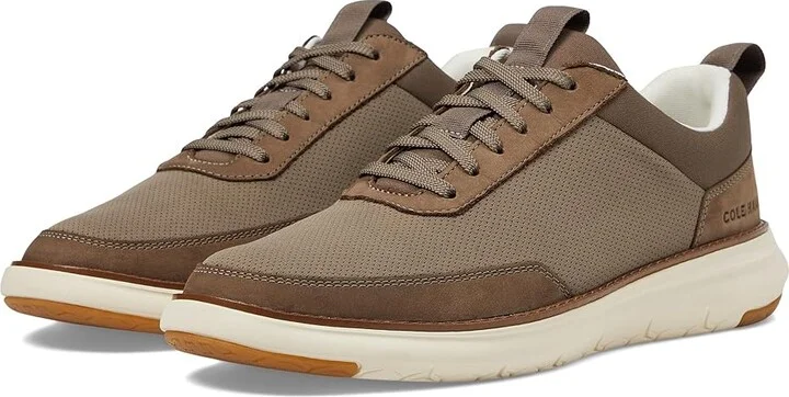 Cole Haan Grand Remix Sneakers Men's Lace-up Boots Tan : 10 D - Medium, Leather