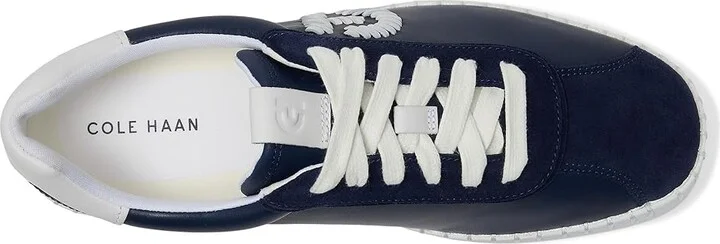 Cole Haan Grandpro Acelia Sneakers Women's Shoes Midnight Moon/Suede/White : 6 B - Medium, Leather/Suede/Textile - Image 2