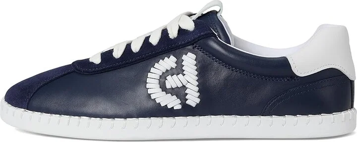 Cole Haan Grandpro Acelia Sneakers Women's Shoes Midnight Moon/Suede/White : 6 B - Medium, Leather/Suede/Textile - Image 6