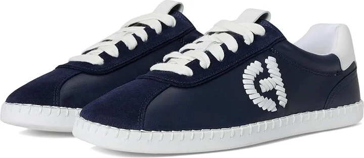 Cole Haan Grandpro Acelia Sneakers Women's Shoes Midnight Moon/Suede/White : 6 B - Medium, Leather/Suede/Textile