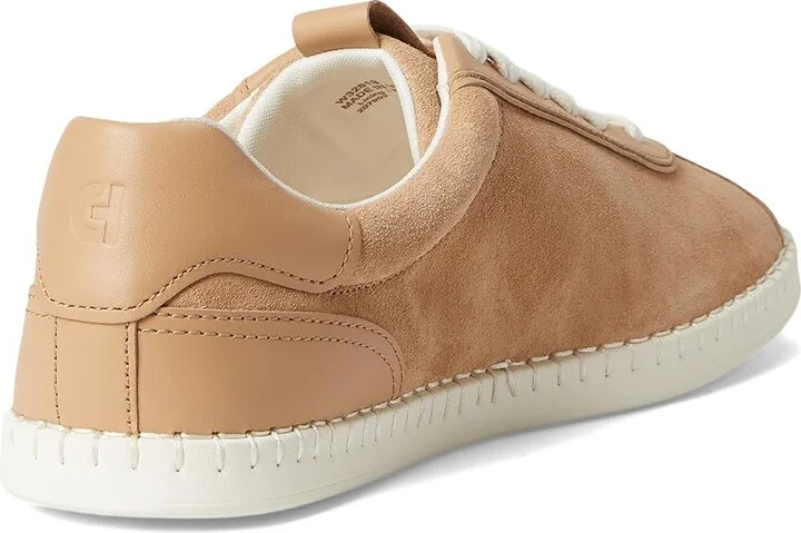 Cole Haan Grandpro Acelia Sneakers Women's Shoes Tuscan Sand Suede/Tuscan Sand : 8 B - Medium, Leather/Suede/Textile - Image 4