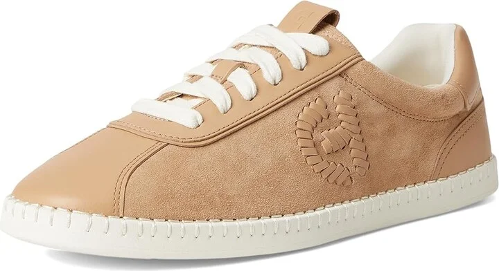 Cole Haan Grandpro Acelia Sneakers Women's Shoes Tuscan Sand Suede/Tuscan Sand : 8 B - Medium, Leather/Suede/Textile - Image 5