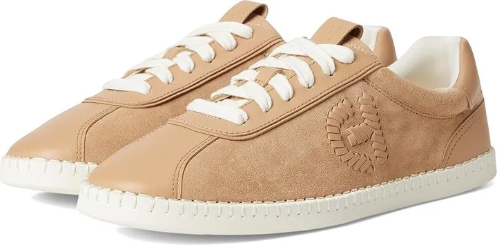 Cole Haan Grandpro Acelia Sneakers Women's Shoes Tuscan Sand Suede/Tuscan Sand : 8 B - Medium, Leather/Suede/Textile