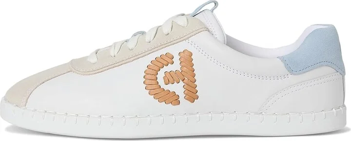 Cole Haan Grandpro Acelia Sneakers Women's Shoes White/Silver Birsuede/Skyway Suede : 8 B - Medium, Leather/Suede/Textile - Image 6